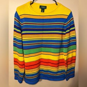 Multicolored Ralph Lauren sweater, size M.